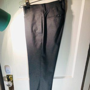 Calvin Klein Men Slim Fit Pleated Dress Pants / Slacks (Dark Gray) - Size 31x30